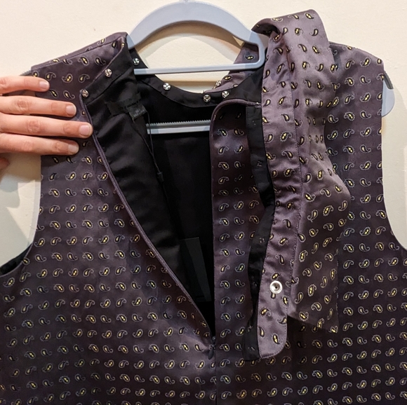 ALEXANDER WANG | GREY PAISLEY DRESS | F/W RTW 2014 RUNWAY - Picture 13 of 14